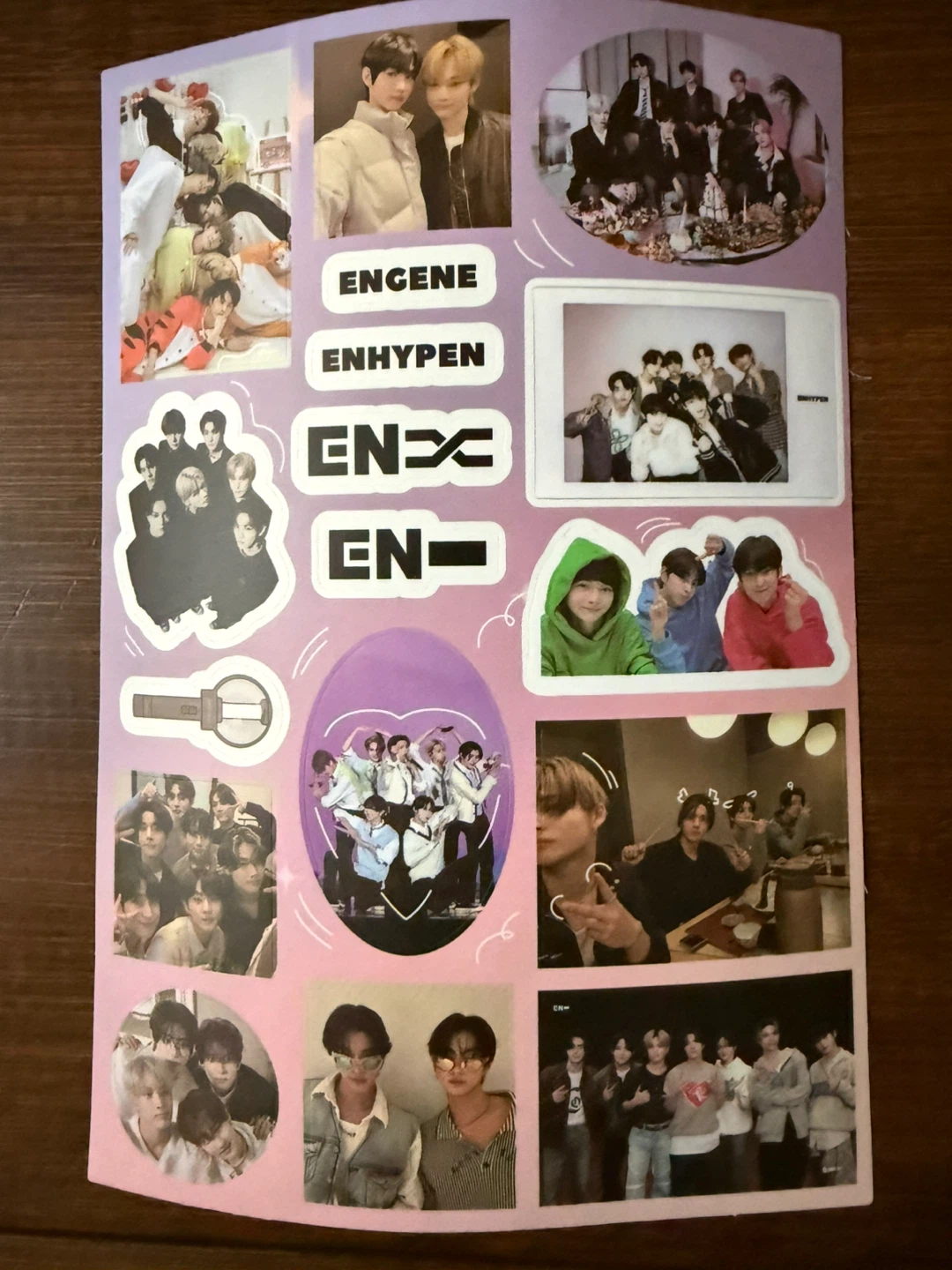 ENHYPEN K-pop Sticker Sheet