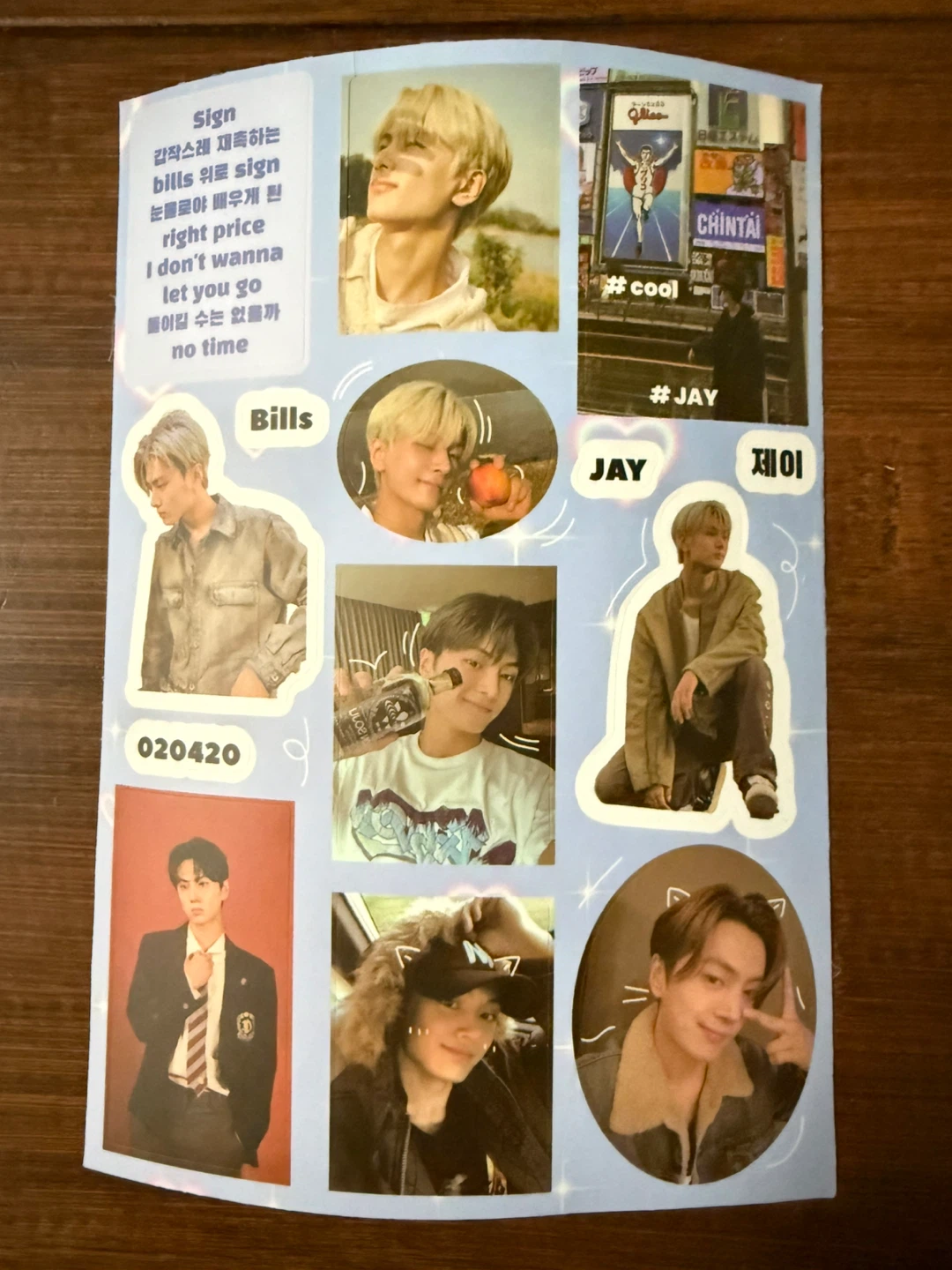 ENHYPEN K-pop Sticker Sheet - photo 3