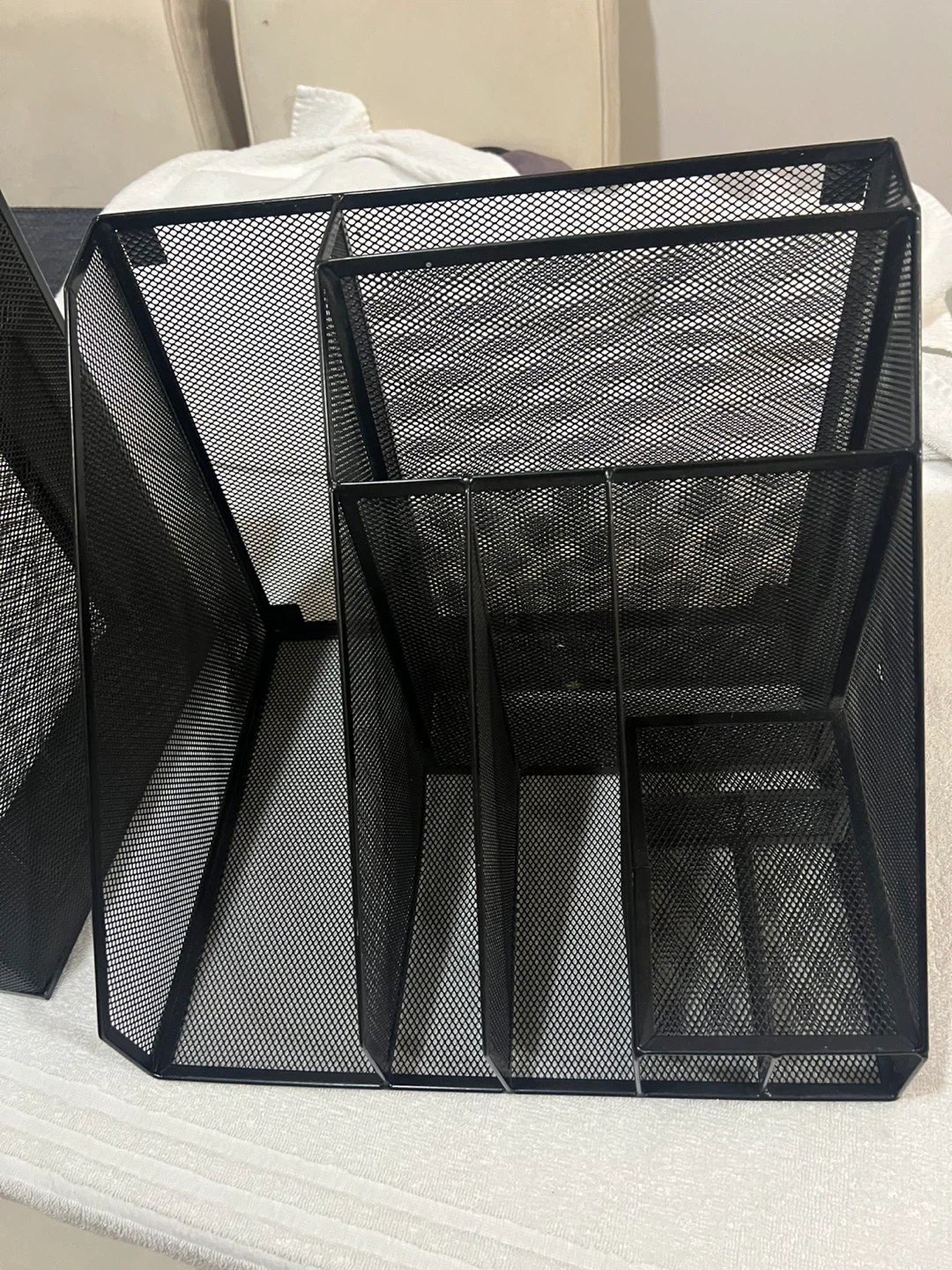 Black Mesh Desk Organizer Set - photo 2