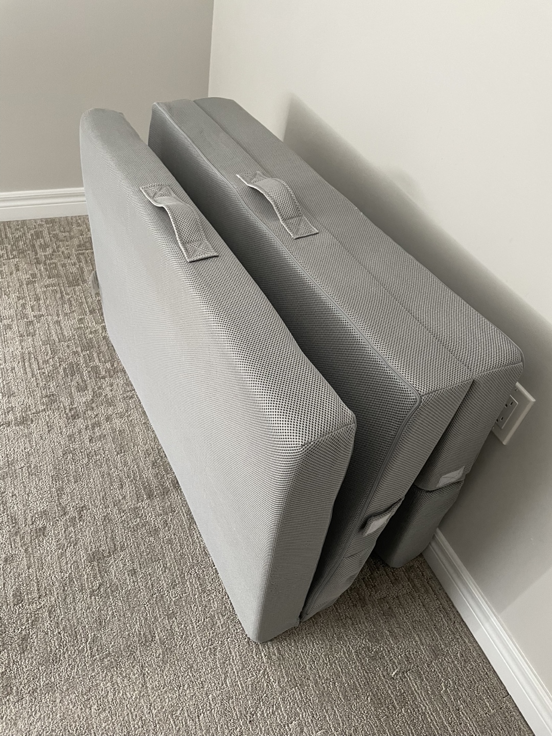 Grey Foldable Foam mattress / mat - photo 3