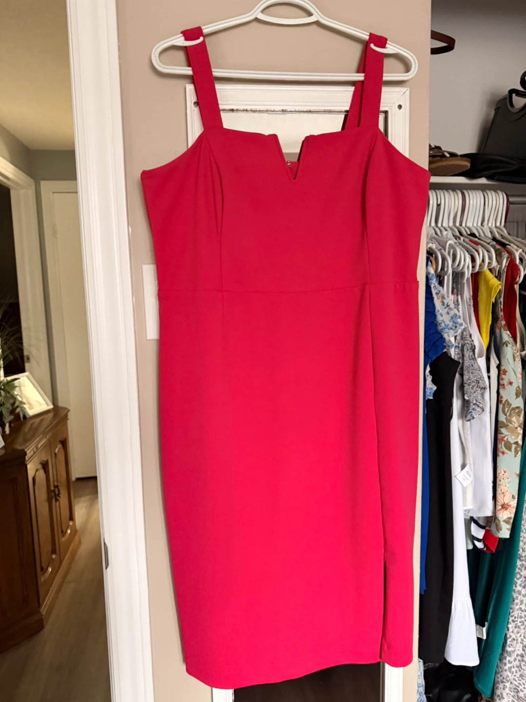 Addition Elle Red Sheath Dress - Size 14