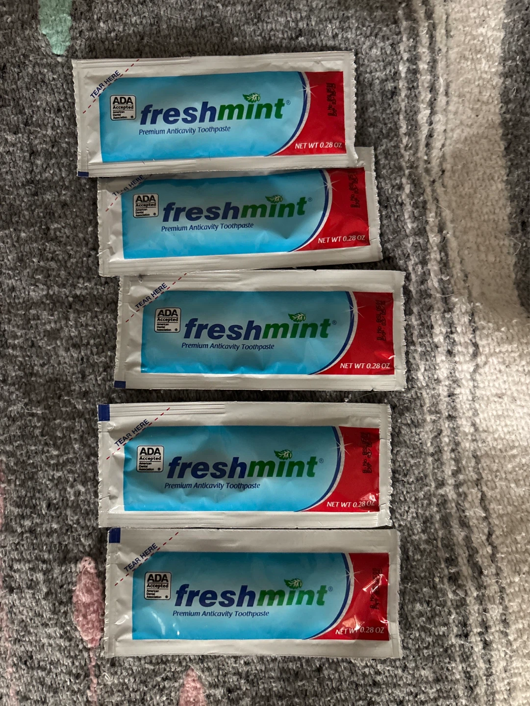Freshmint Premium Anticavity Toothpaste - 5 Pack