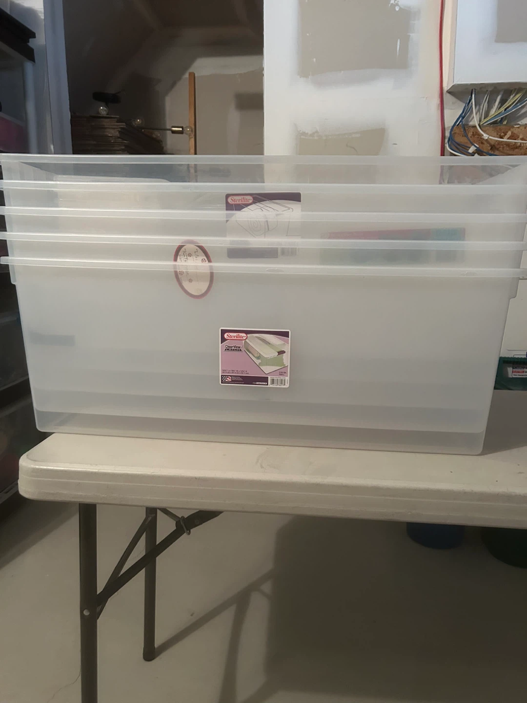 Sterilite ClearView Latch Storage Bin 110 Qt - photo 2