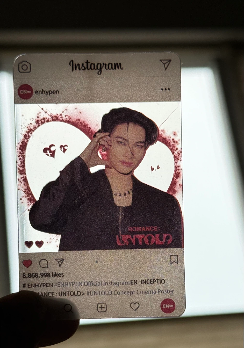 ENHYPEN "UNTOLD" Concept Cinema Poster Photocards - photo 2