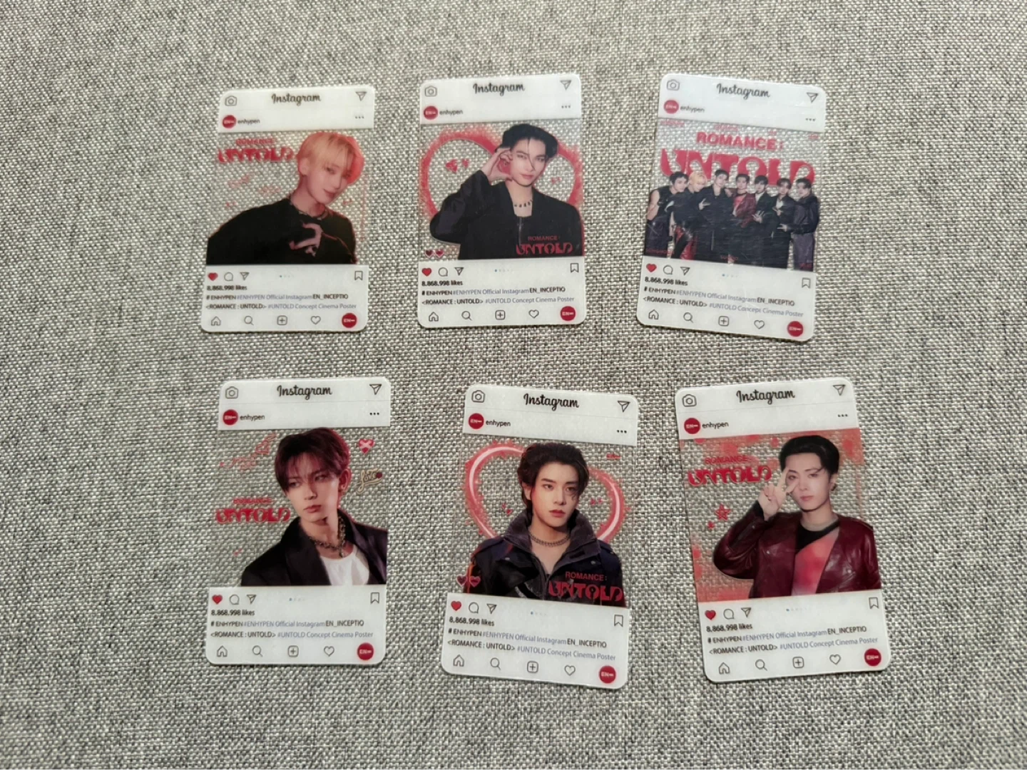 ENHYPEN "UNTOLD" Concept Cinema Poster Photocards