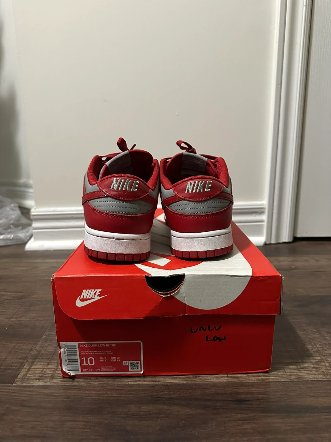 Nike Dunk Low Retro Men's Size 10 UNLV - photo 4