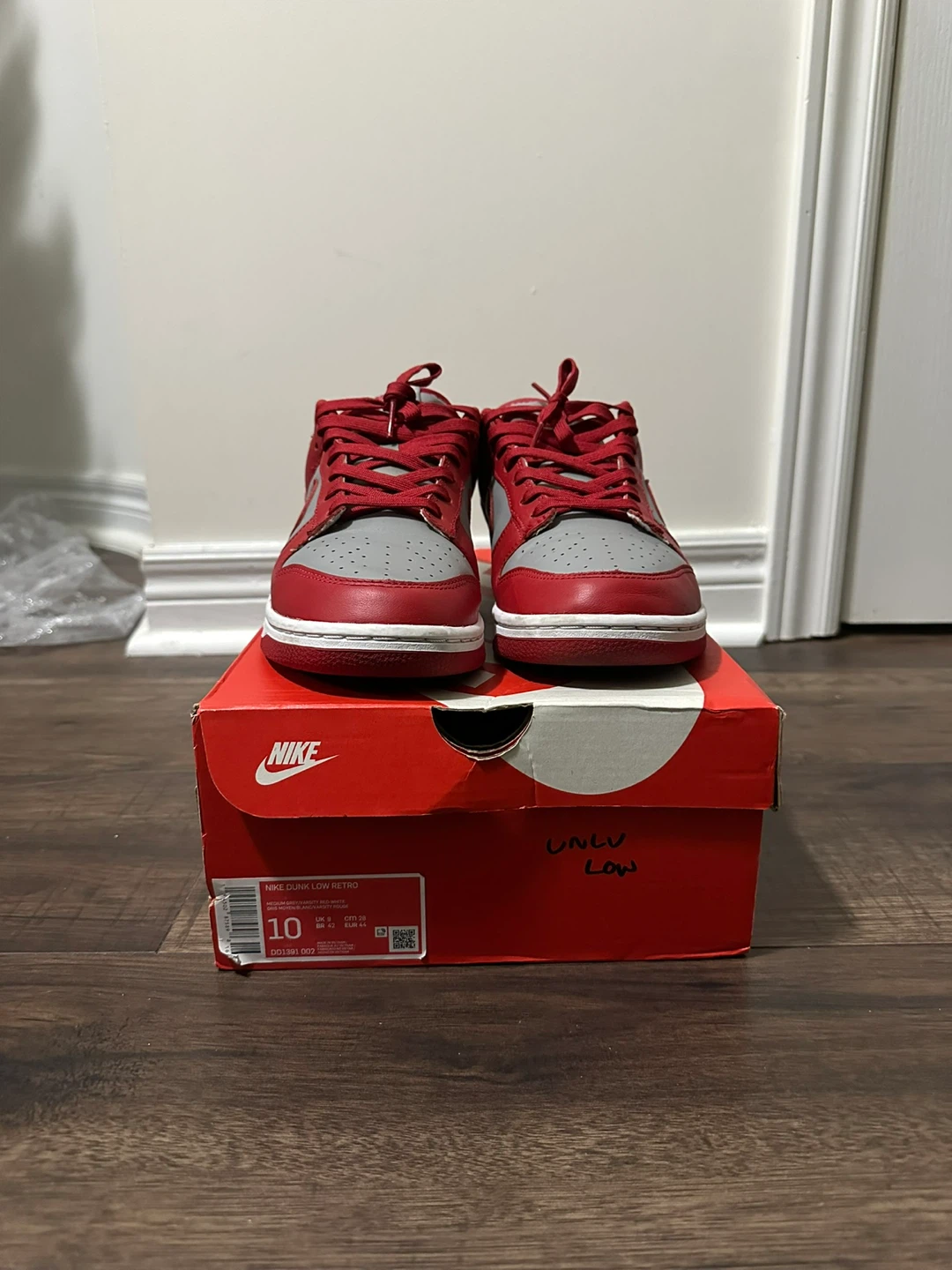 Nike Dunk Low Retro Men's Size 10 UNLV - photo 2