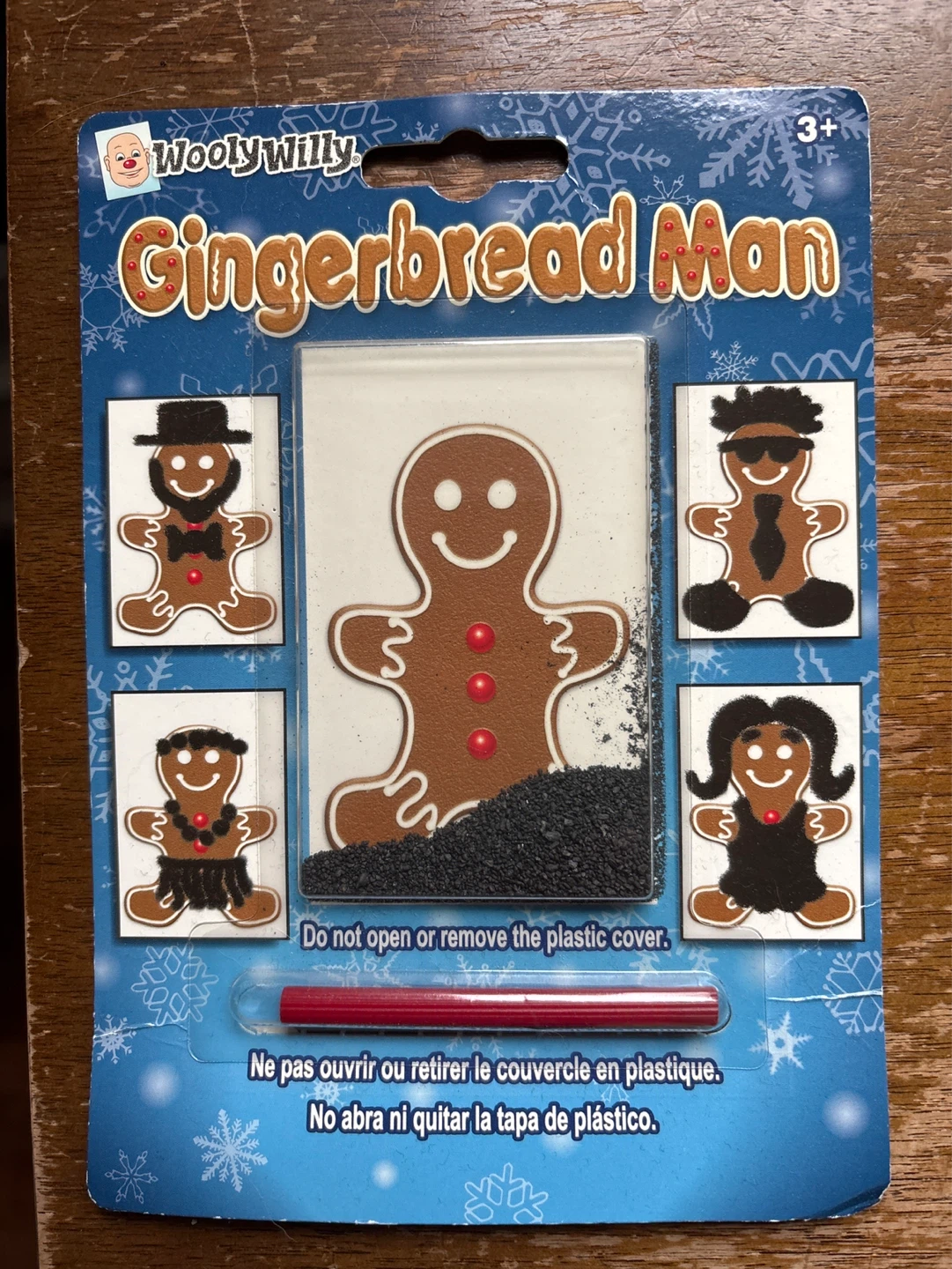 Wooly Willy Gingerbread Man Magnetic Drawing Toy