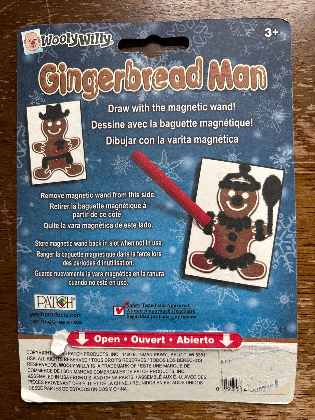 Wooly Willy Gingerbread Man Magnetic Drawing Toy - photo 2