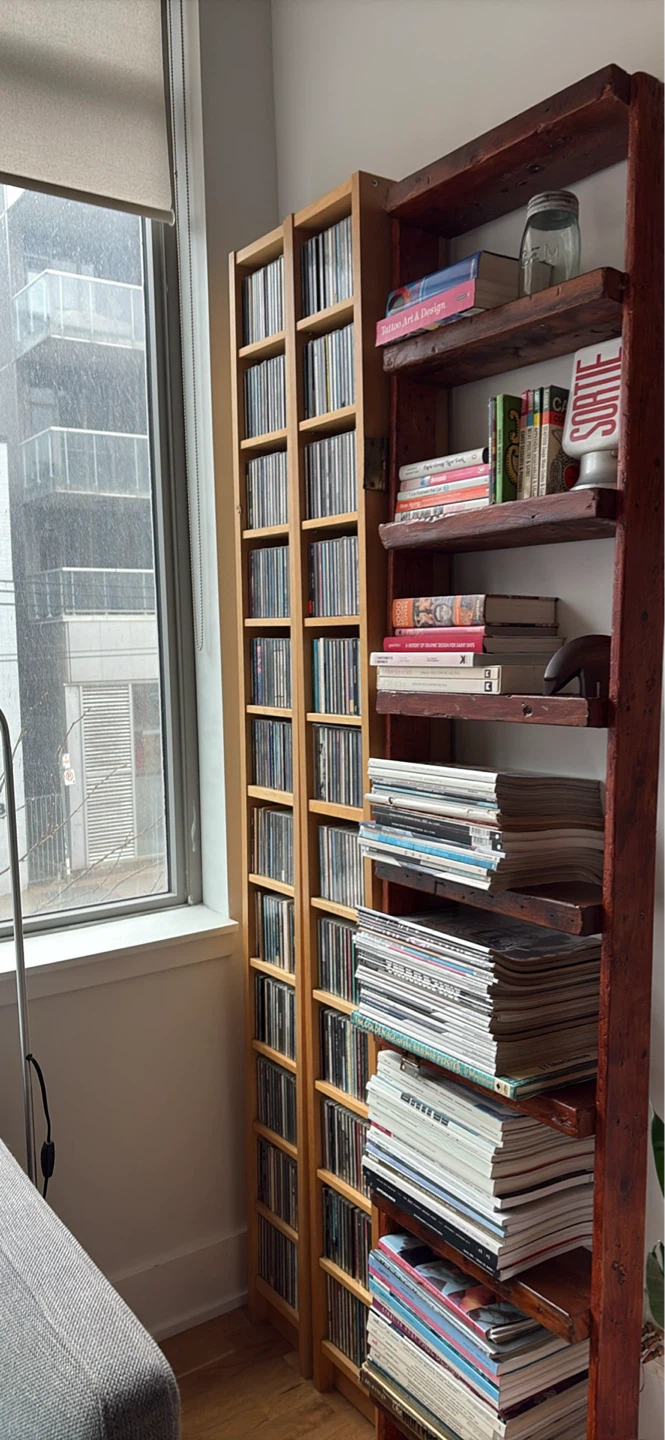 IKEA Billy oak CD towers - photo 3