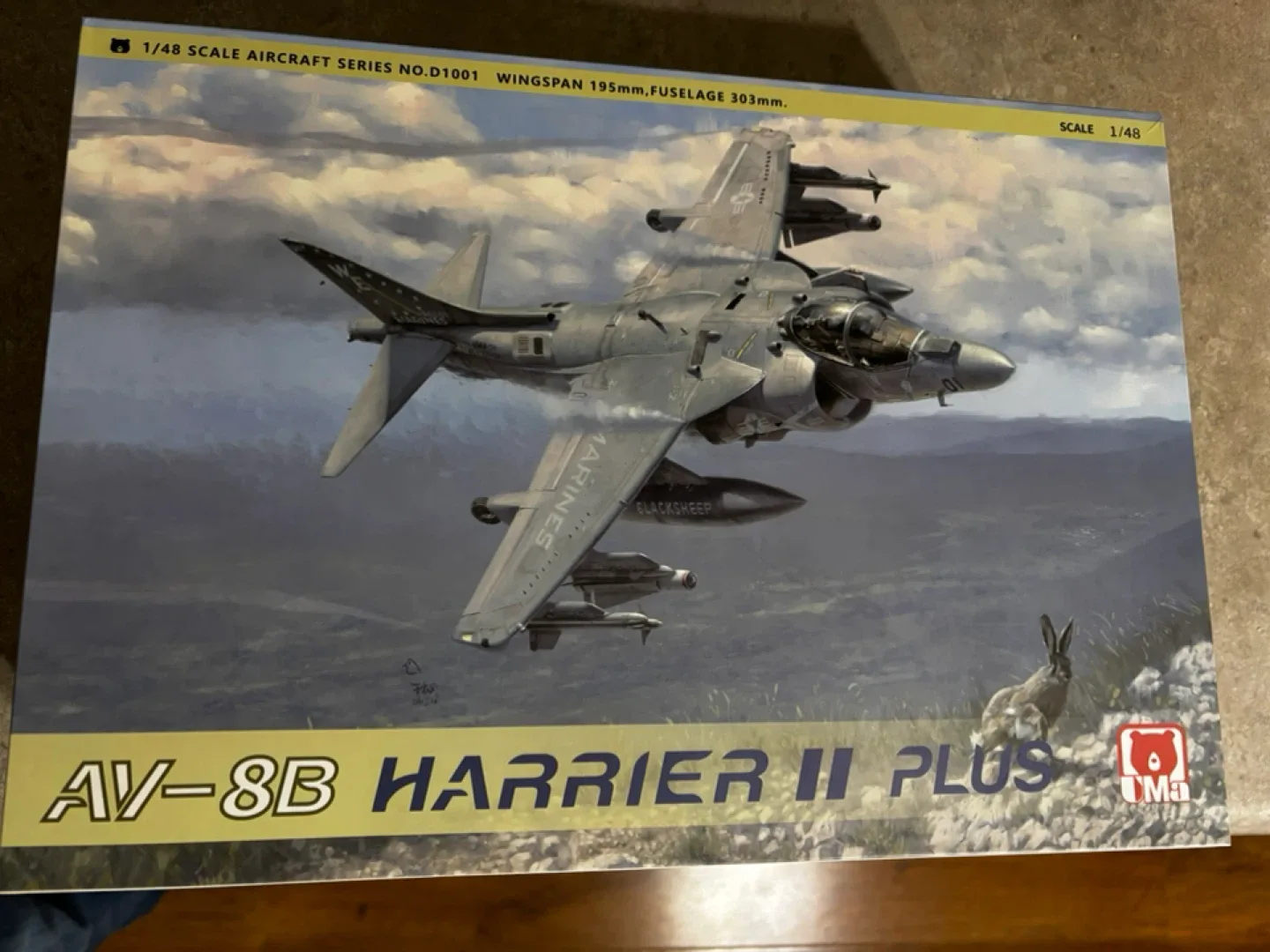 UMA AV-8B Harrier II Plus 1/48 Scale Model Kit
