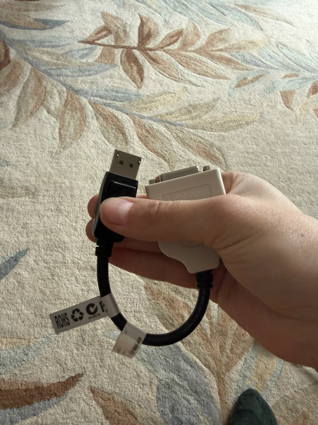DisplayPort to DVI Adapter (Passive, 1080p, DP to DVI-D) - photo 2