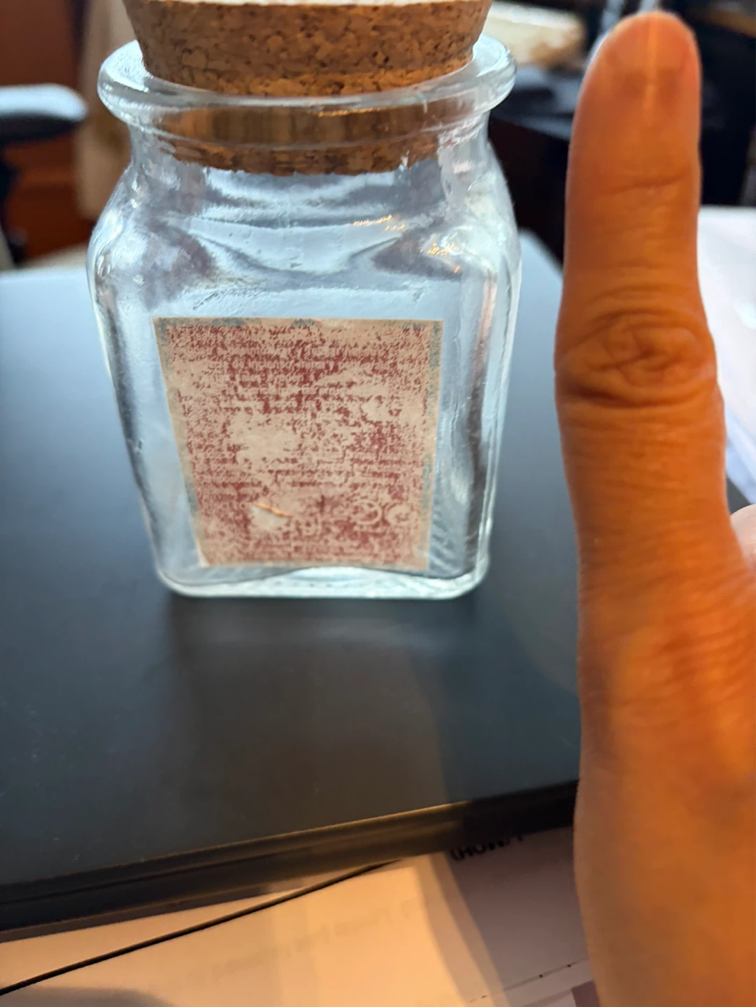 Glass Jar with Cork Lid - photo 2