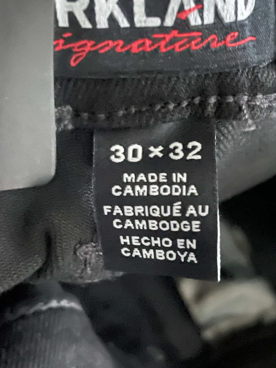 Kirkland Signature Black Jeans 30x32 - photo 4