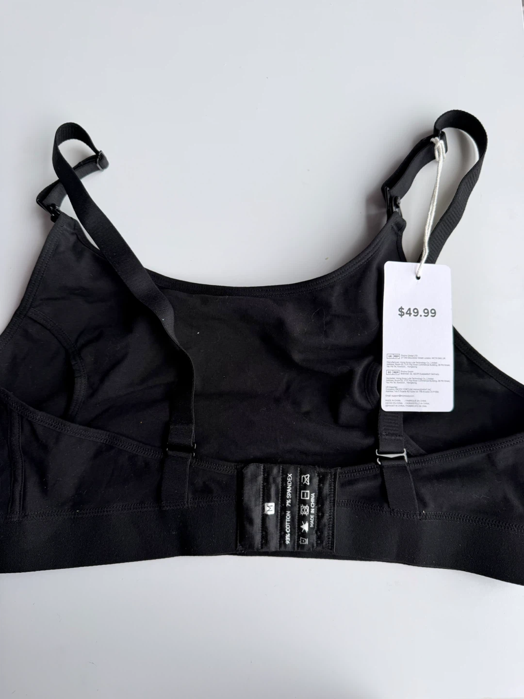 Momcozy Black Nursing Bra Size M - photo 2