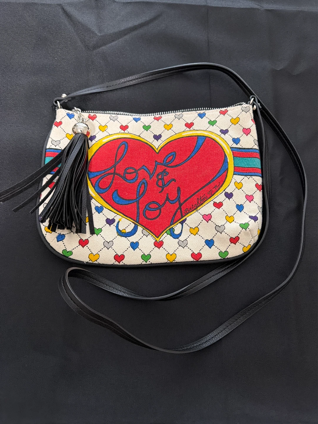 Brighton "Love & Joy" Crossbody Bag with Tassel