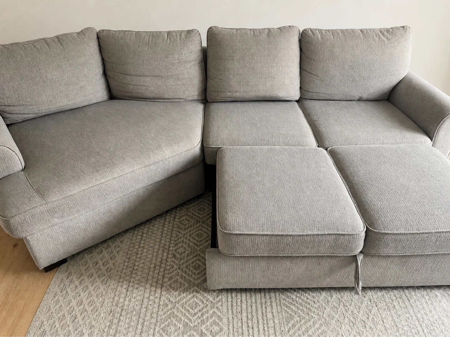 The Brick Grey Sectional Sofa Need Gone ASAP