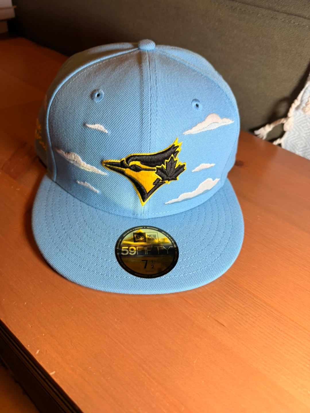 New Era 59FIFTY Toronto Blue Jays Simpsons Cloud Hat Size 7 1/2