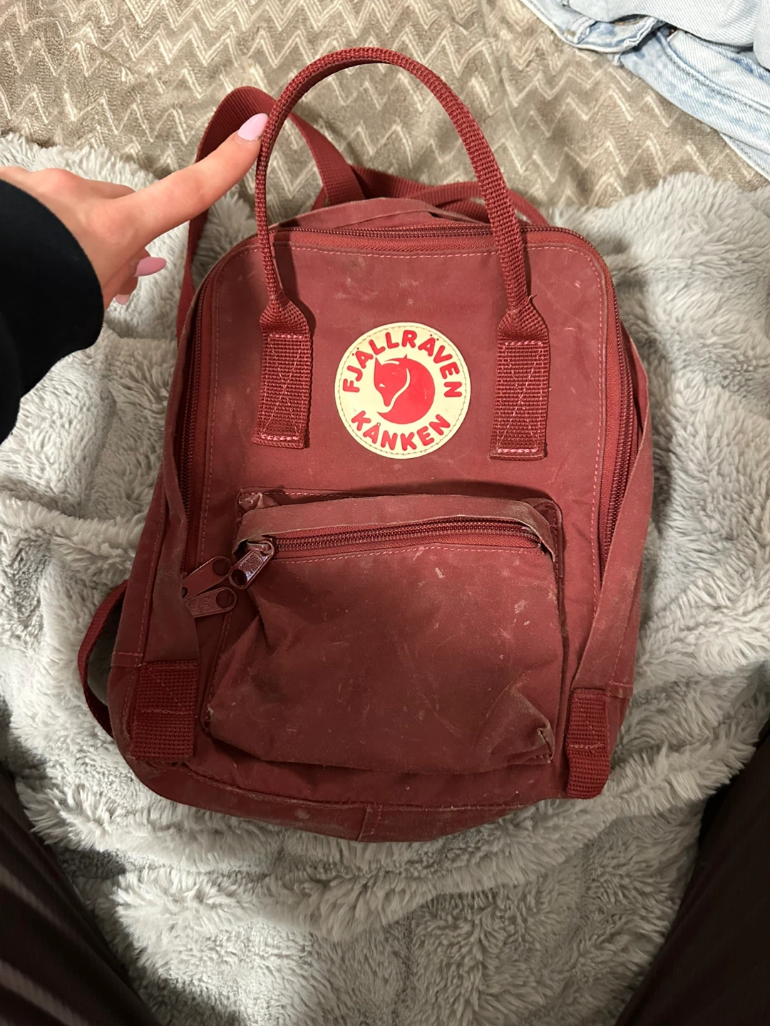 Mini Fjällräven Kånken Backpack - Red