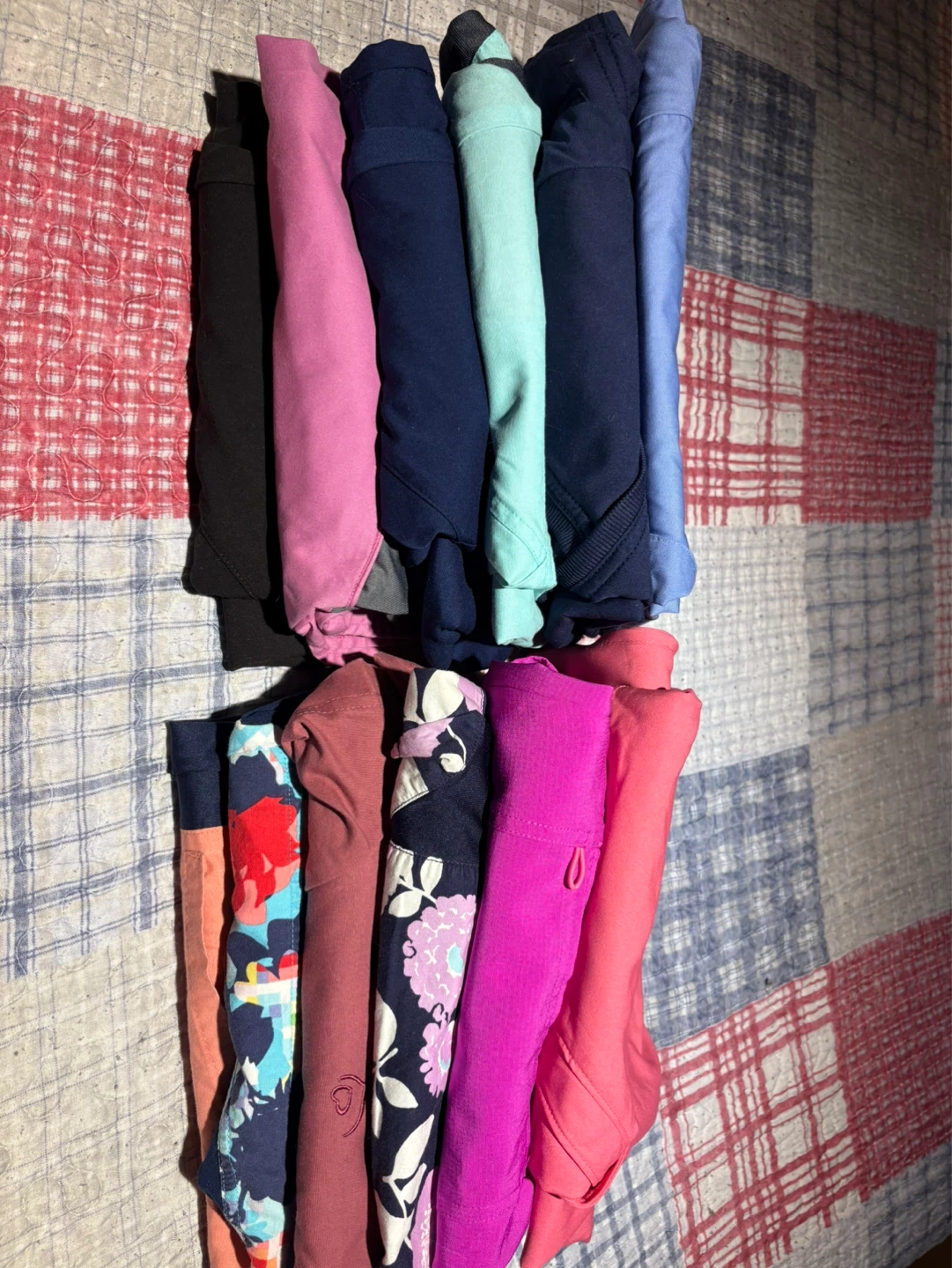 Bundle of women's scrub tops