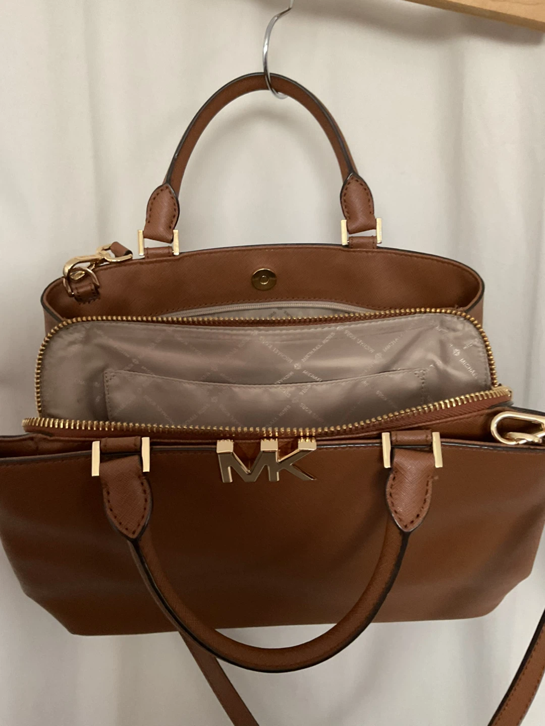 Michael Kors Brown Leather Satchel Handbag - photo 5