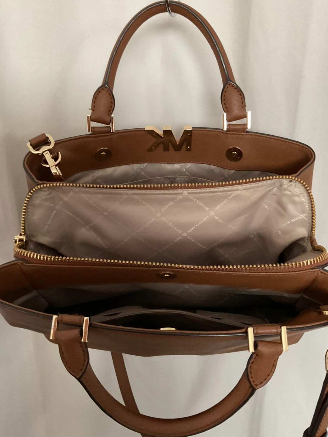 Michael Kors Brown Leather Satchel Handbag - photo 3