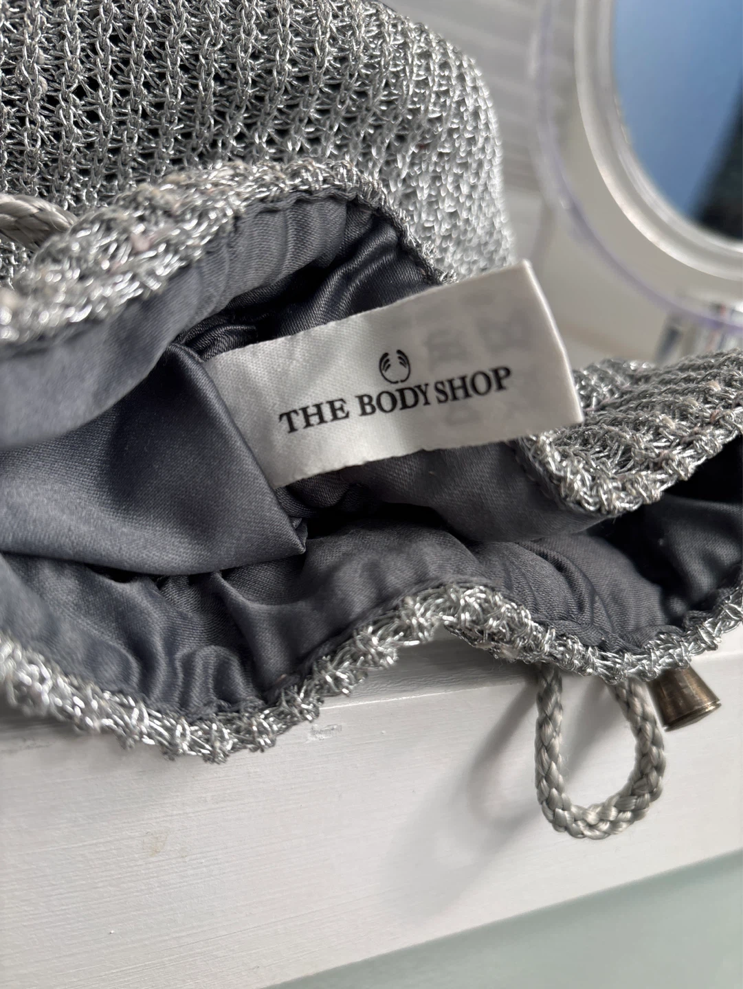 The Body Shop Silver Mesh Drawstring Pouch - photo 3