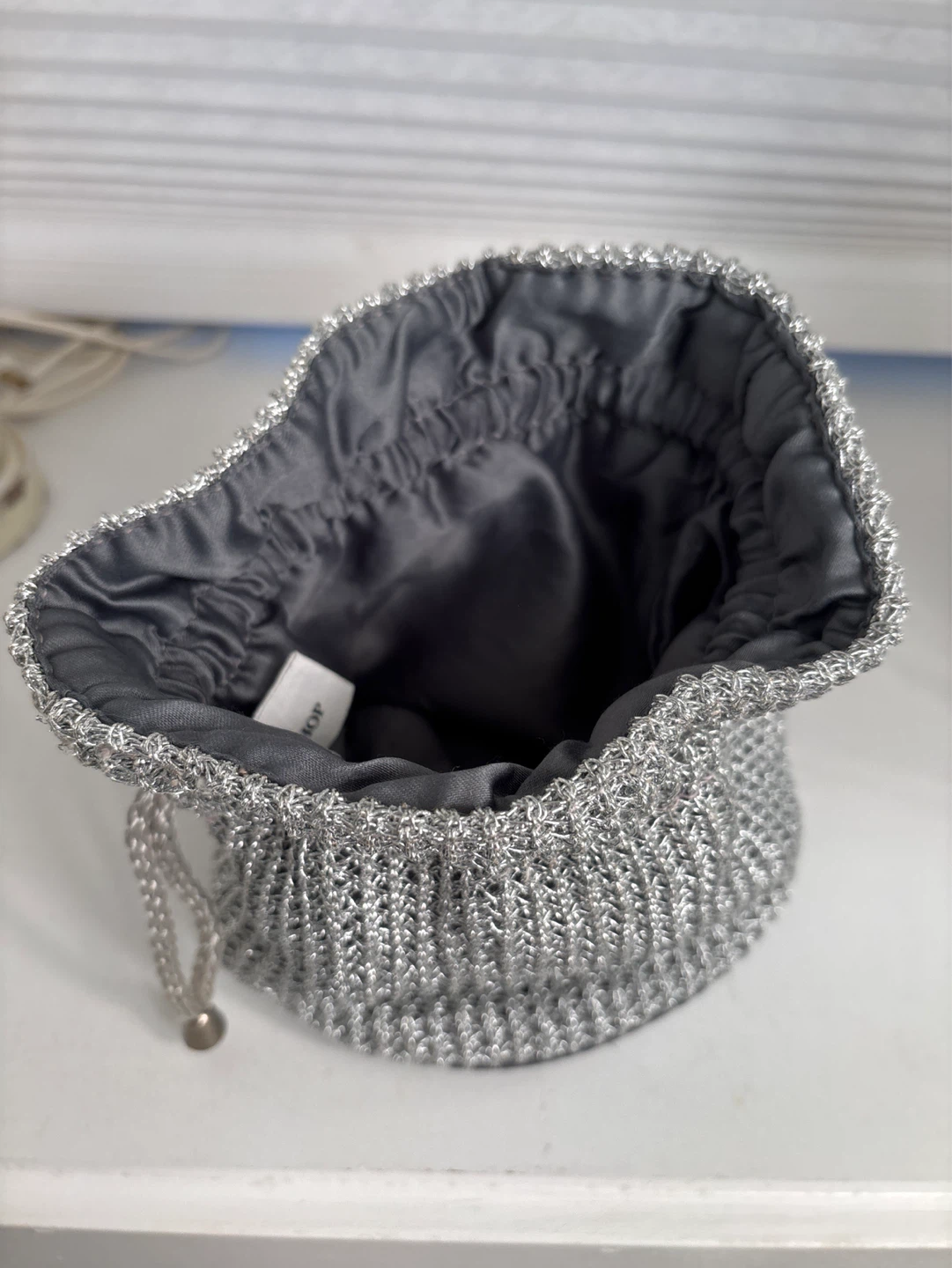 The Body Shop Silver Mesh Drawstring Pouch - photo 2