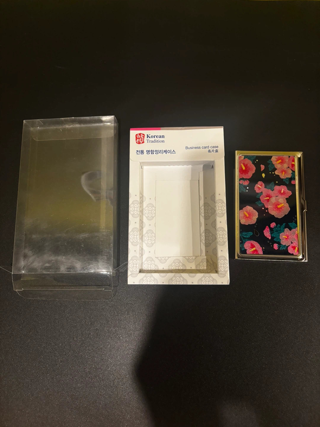 Korean Tradition Business Card Case - Floral Design - photo 4
