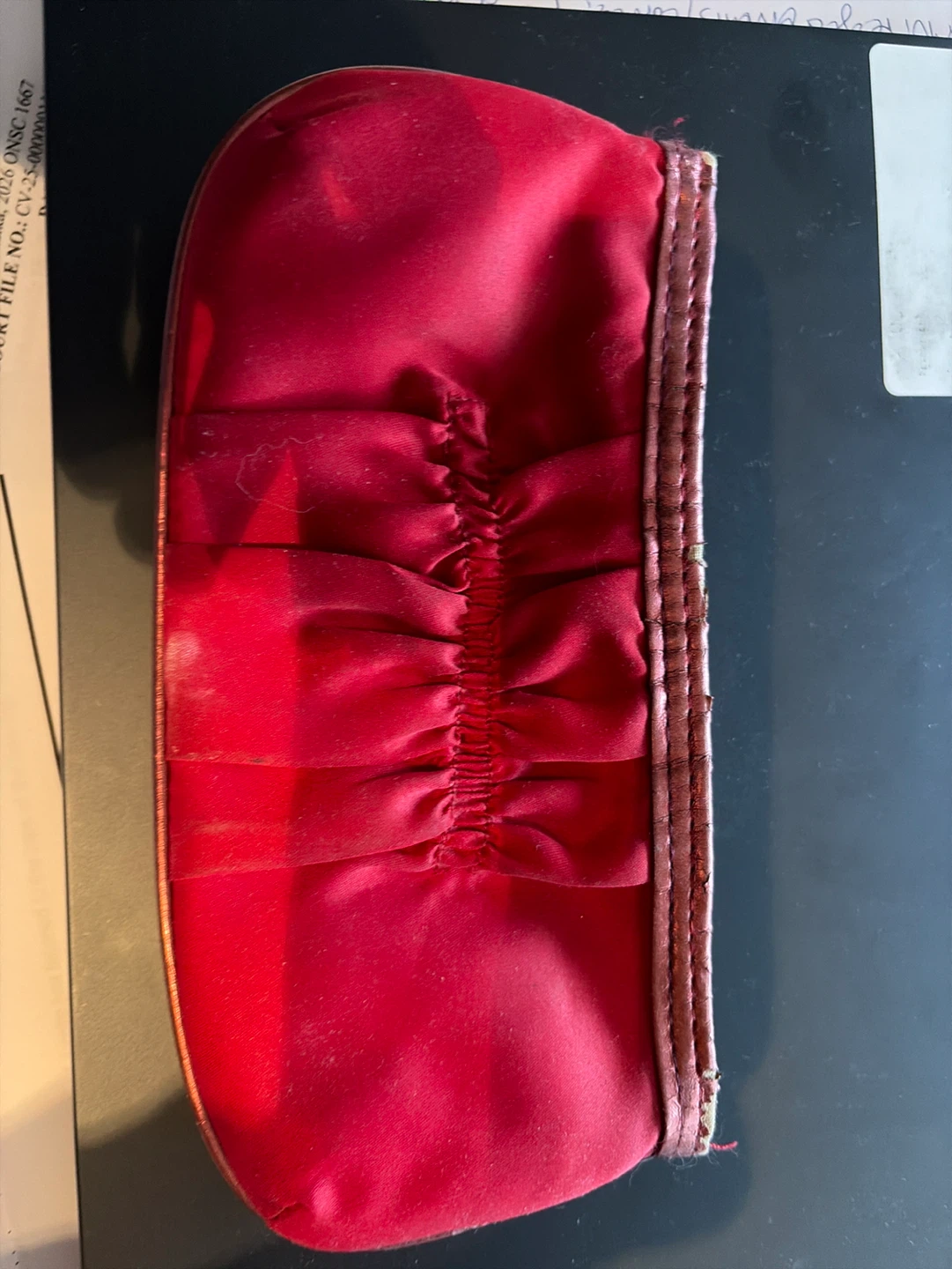 Small Red makeup bag