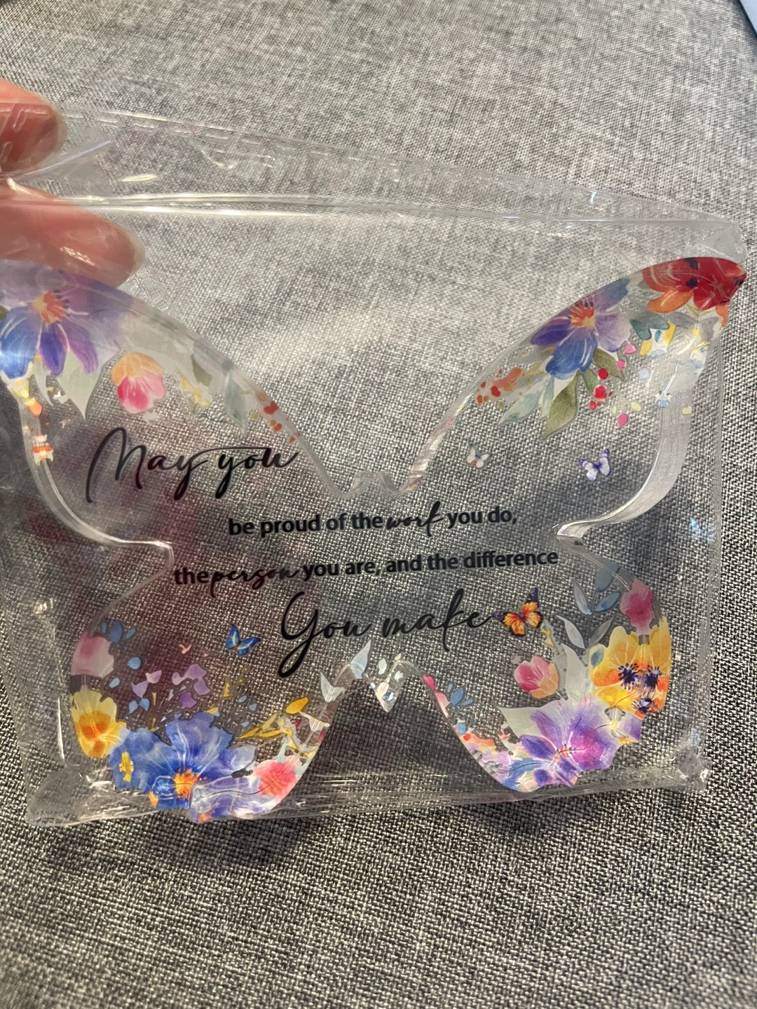 NEW! Butterfly Acrylic Sign - Appreciation & Inspirational - photo 2