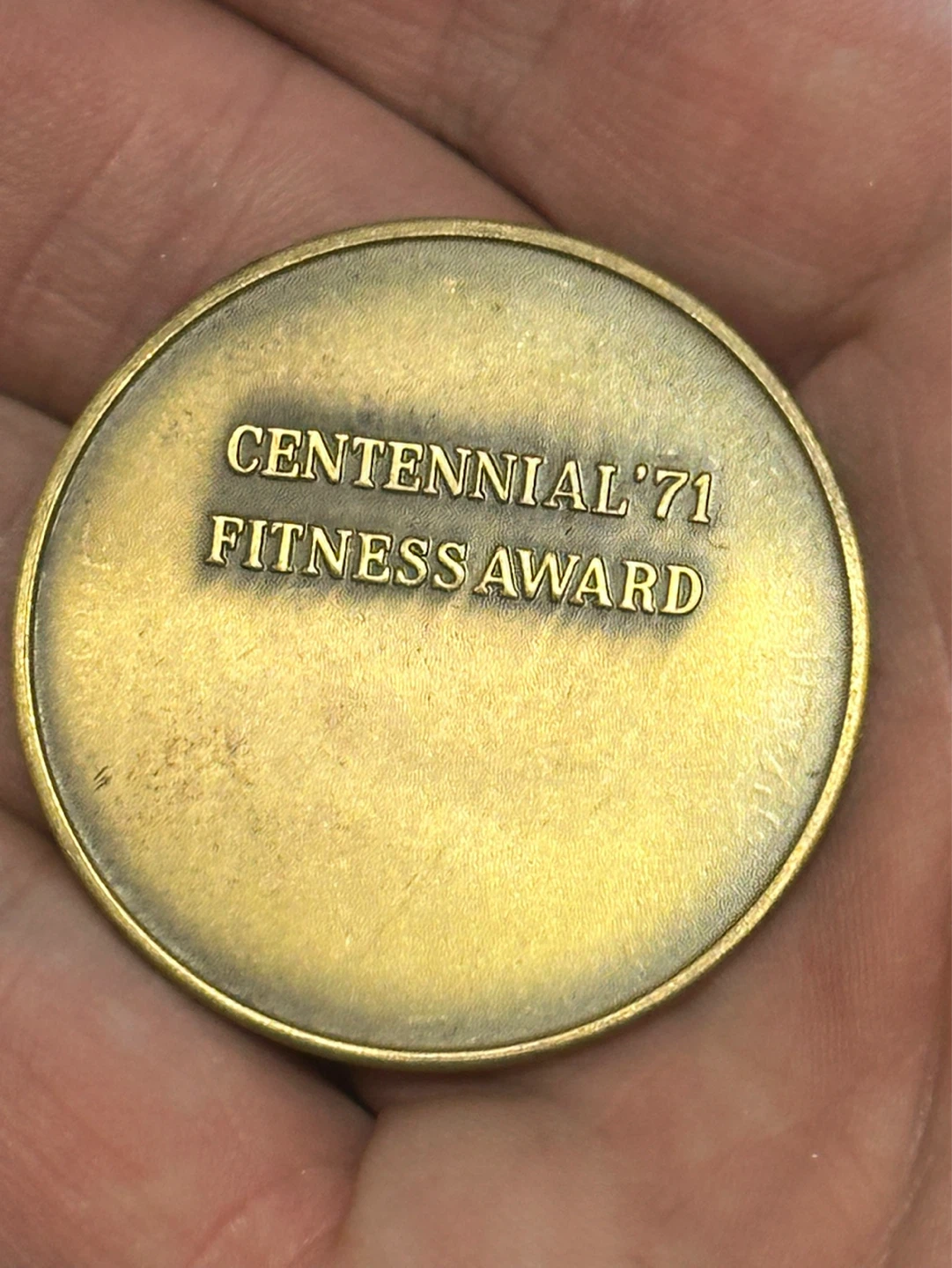 British Columbia Centennial 1971 Medallion Fitness Award V054 - photo 2