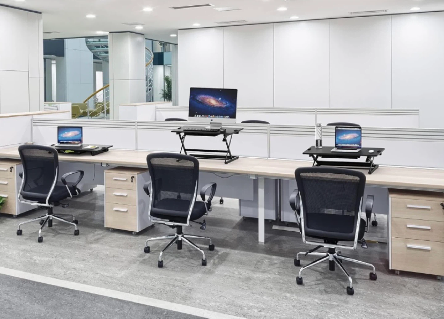 New 32-Inch Adjustable Height Sit-Stand Desk Riser - photo 5