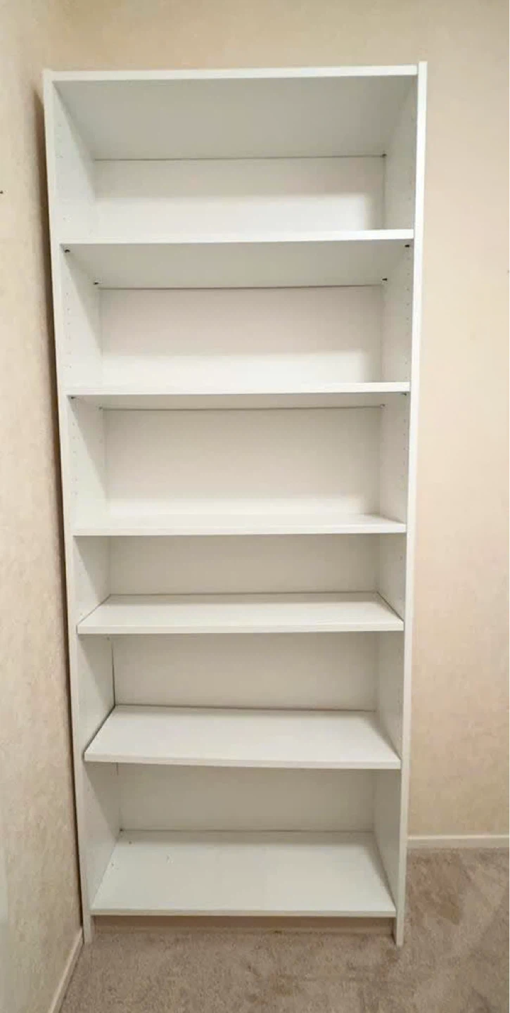 IKEA BILLY Bookcase - White, 80x28x202 cm