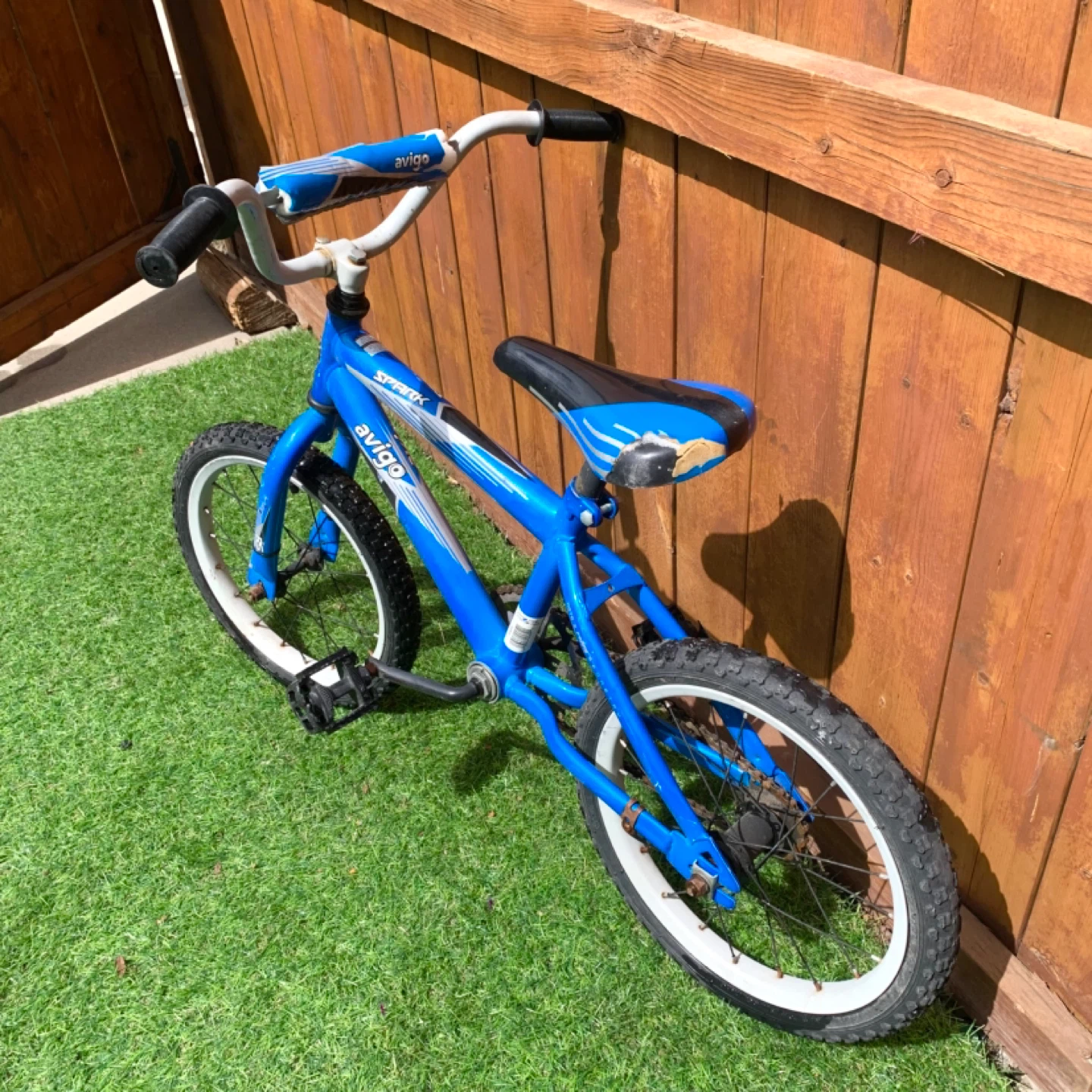 Kids Bike Avigo Spark Bicycle Blue 16 x 1.75" Wheels Youth Bike - photo 3