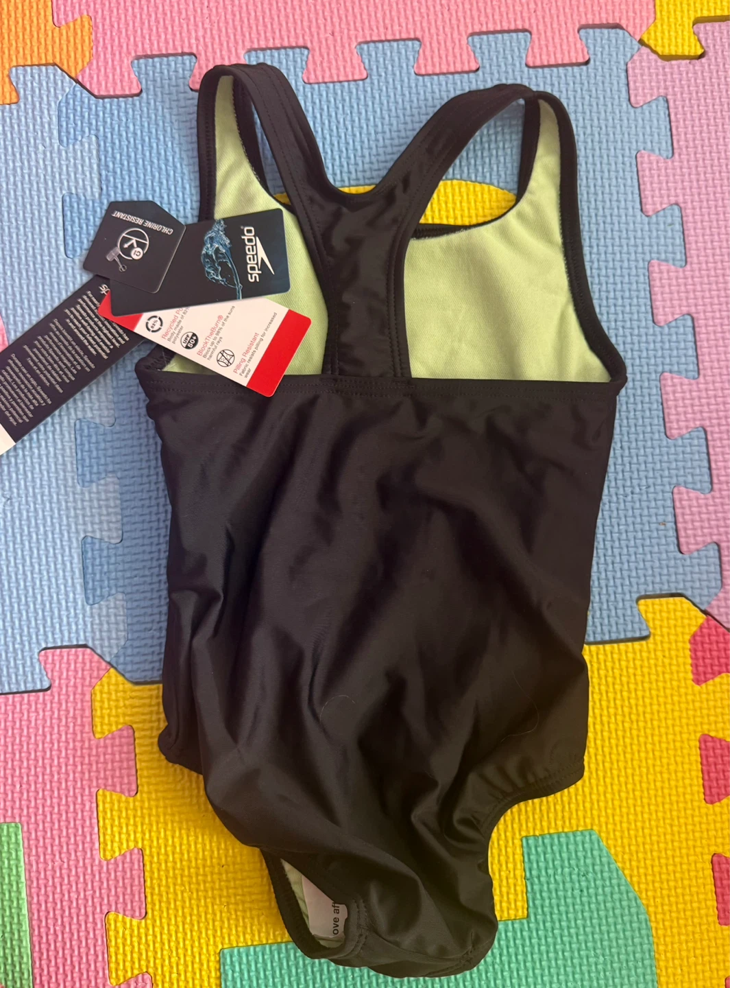 Speedo Girl's Swimsuit - Black, Size 6 - photo 2