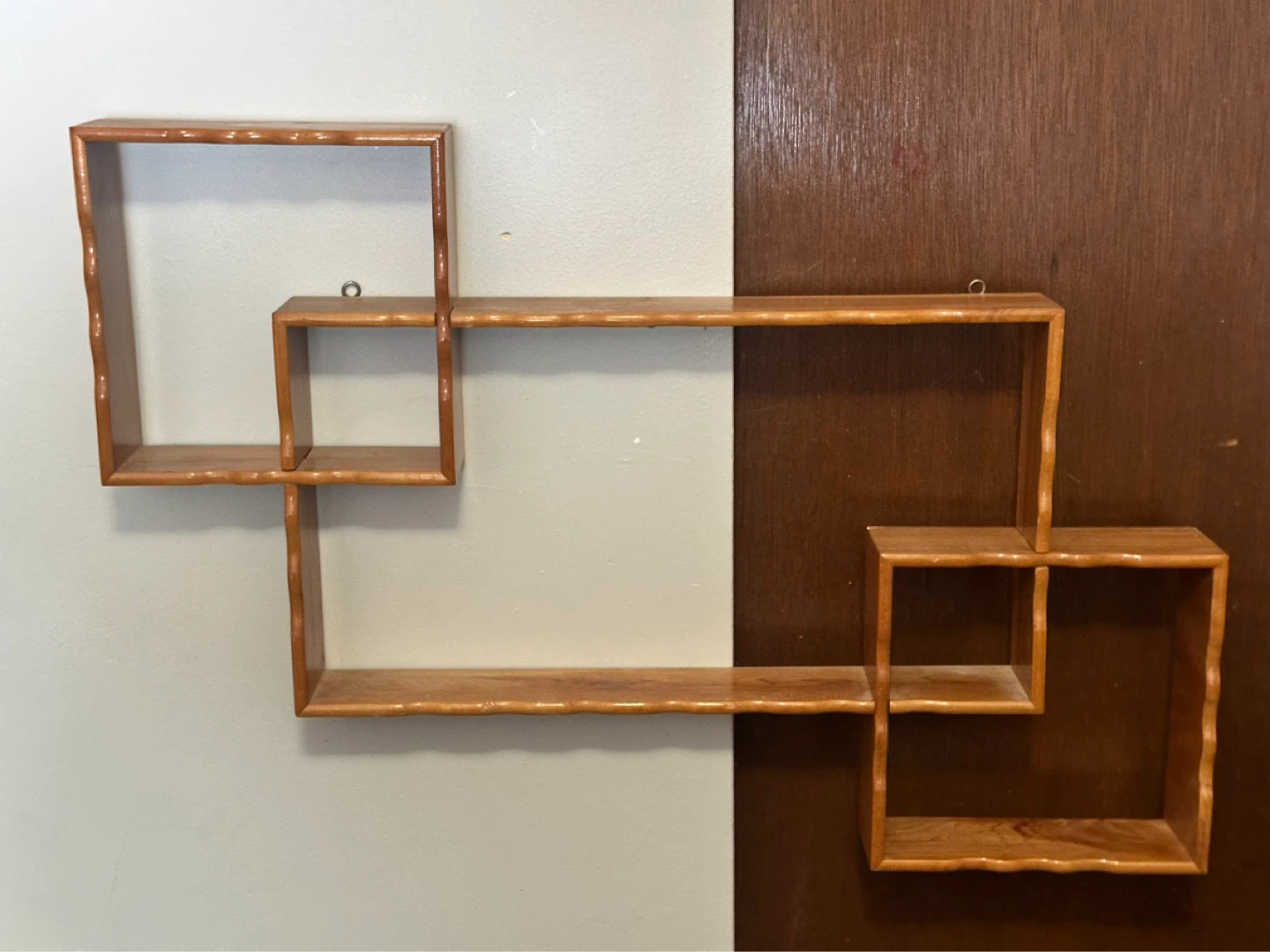 Mid century wall mount  trinket shelf