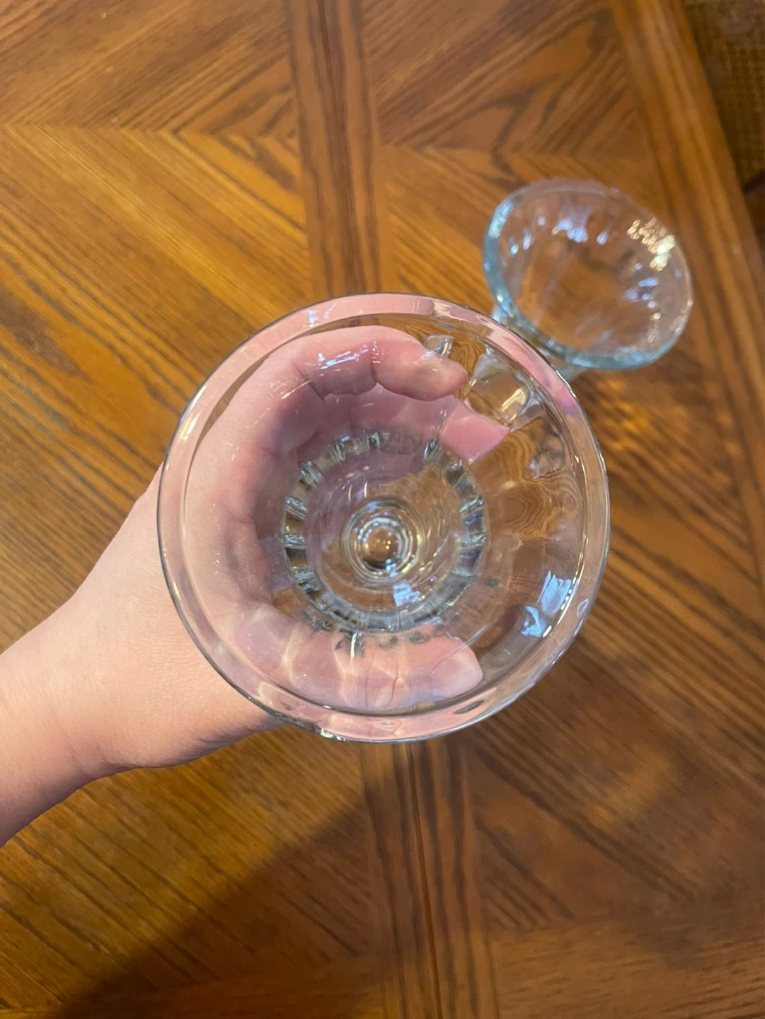 Set of 2 Clear Glass Dessert Cups - photo 4