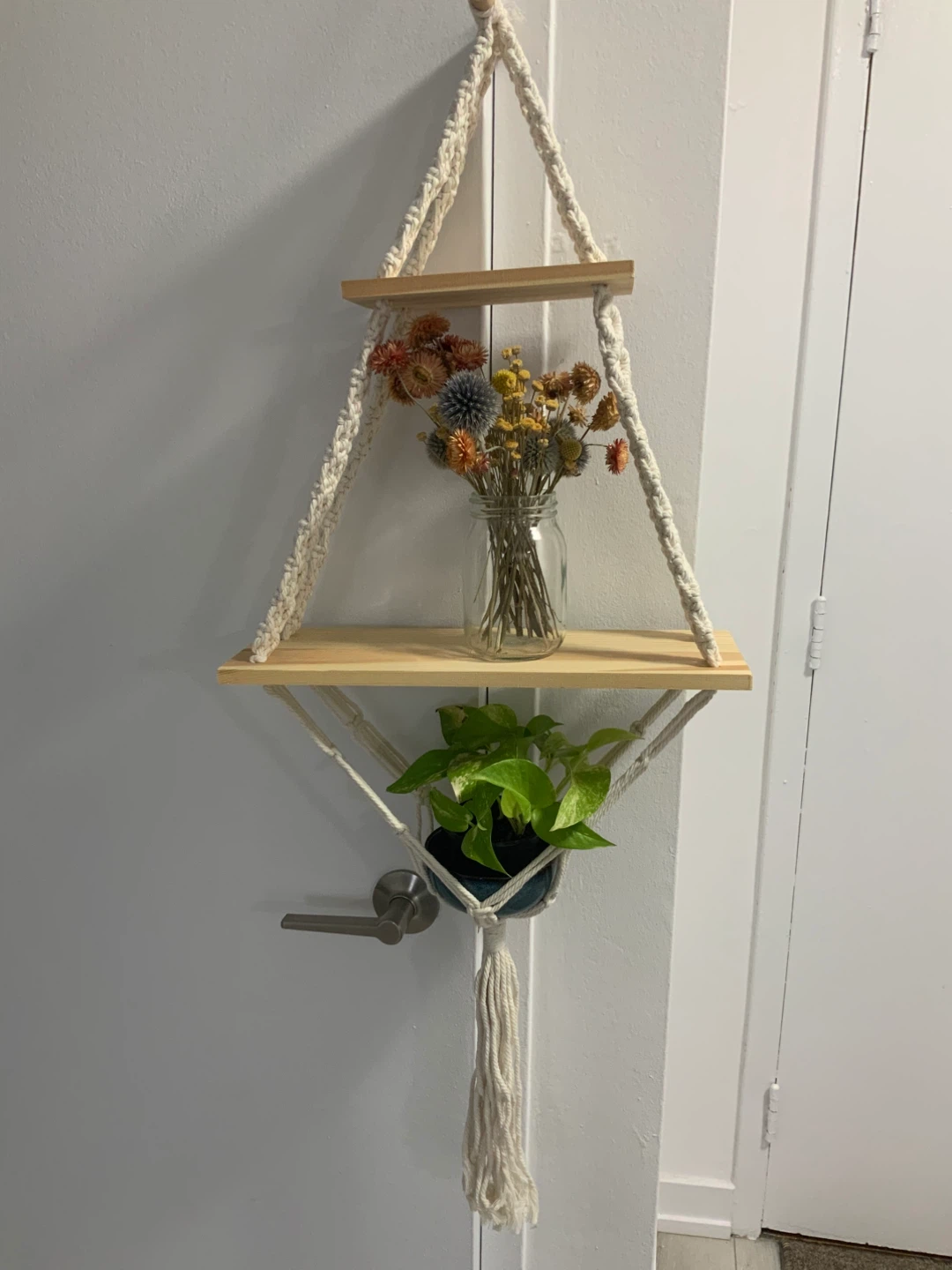 Macrame Hanging Shelf