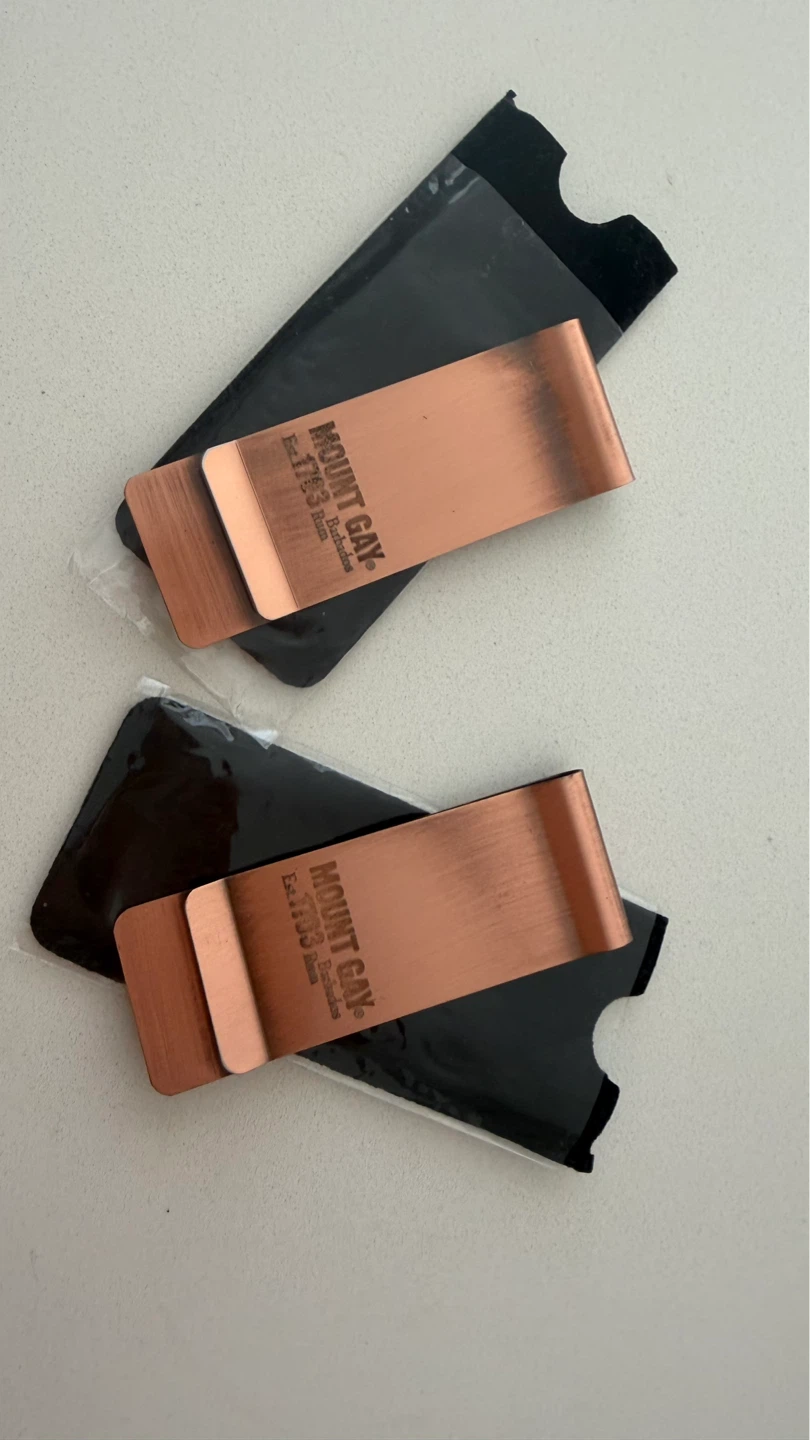 Mount Gay Copper Money Clip