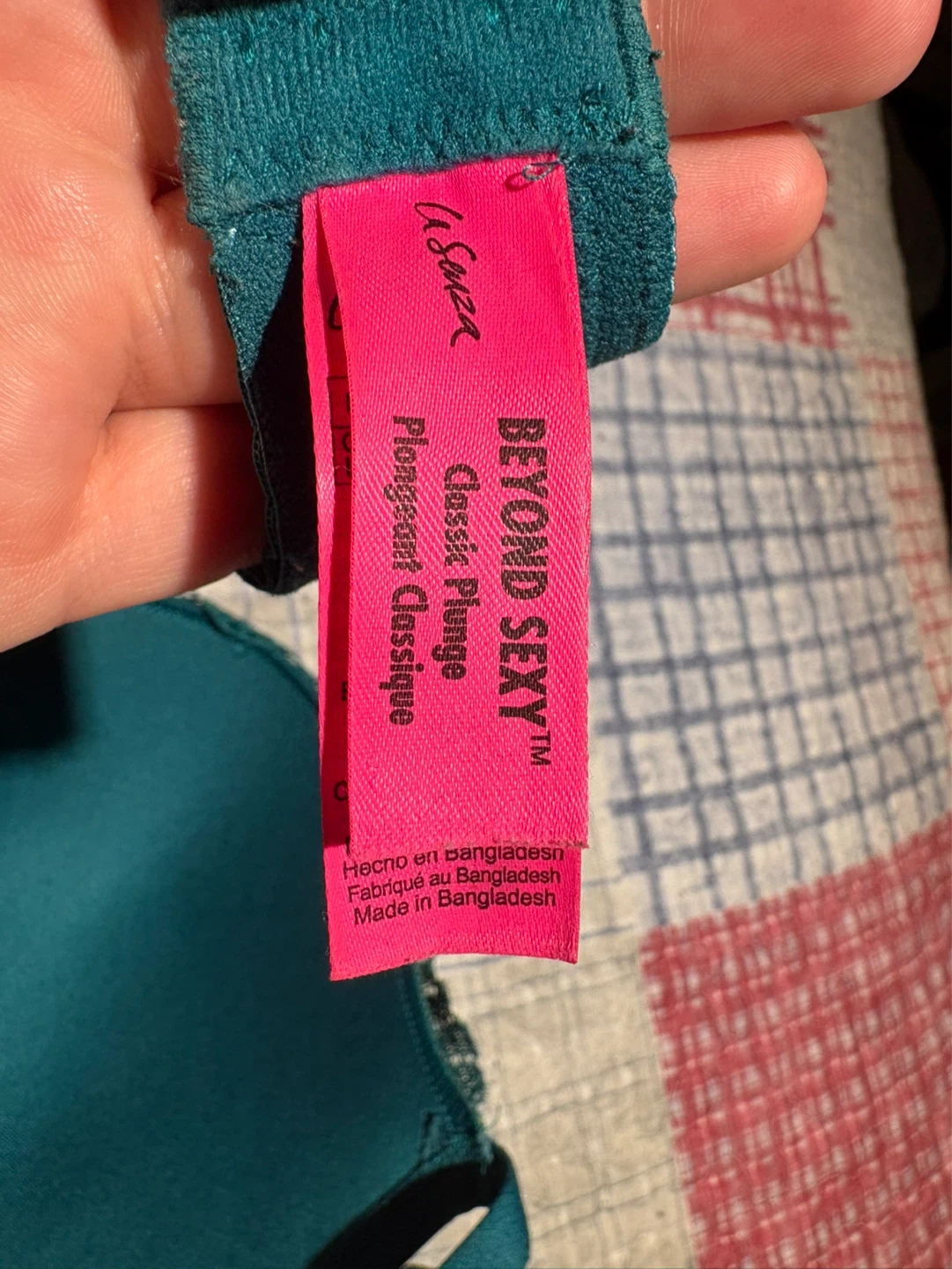 La Senza BEYOND SEXY™ Classic Plunge Bra - Teal - DD/E 75 - photo 2