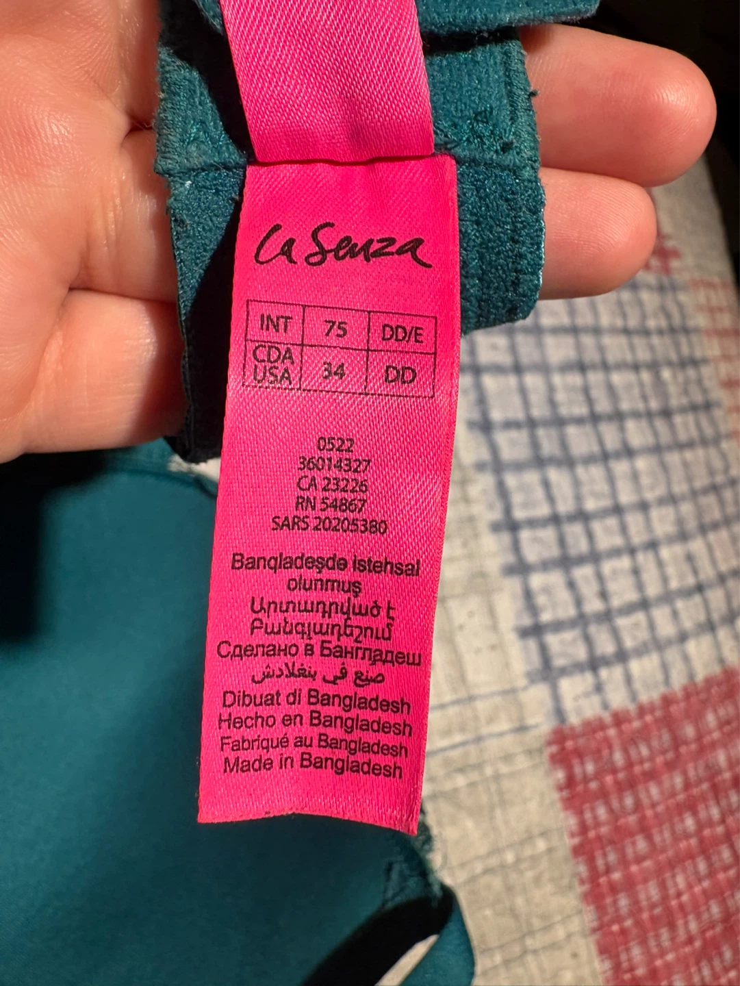 La Senza BEYOND SEXY™ Classic Plunge Bra - Teal - DD/E 75 - photo 3