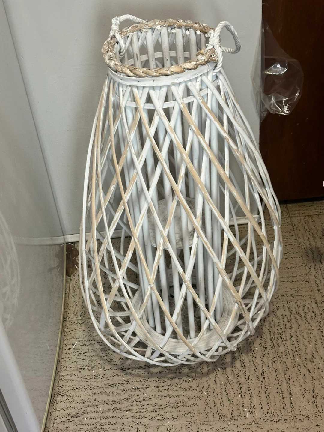 Very large wicker lantern