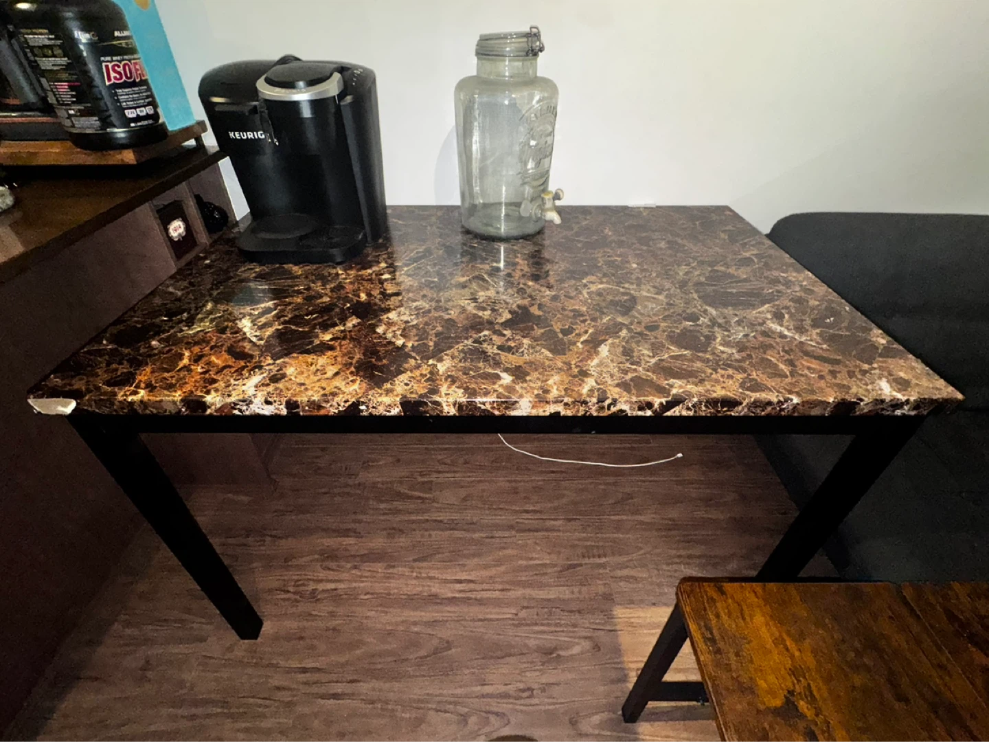 Marble Top Dining Table
