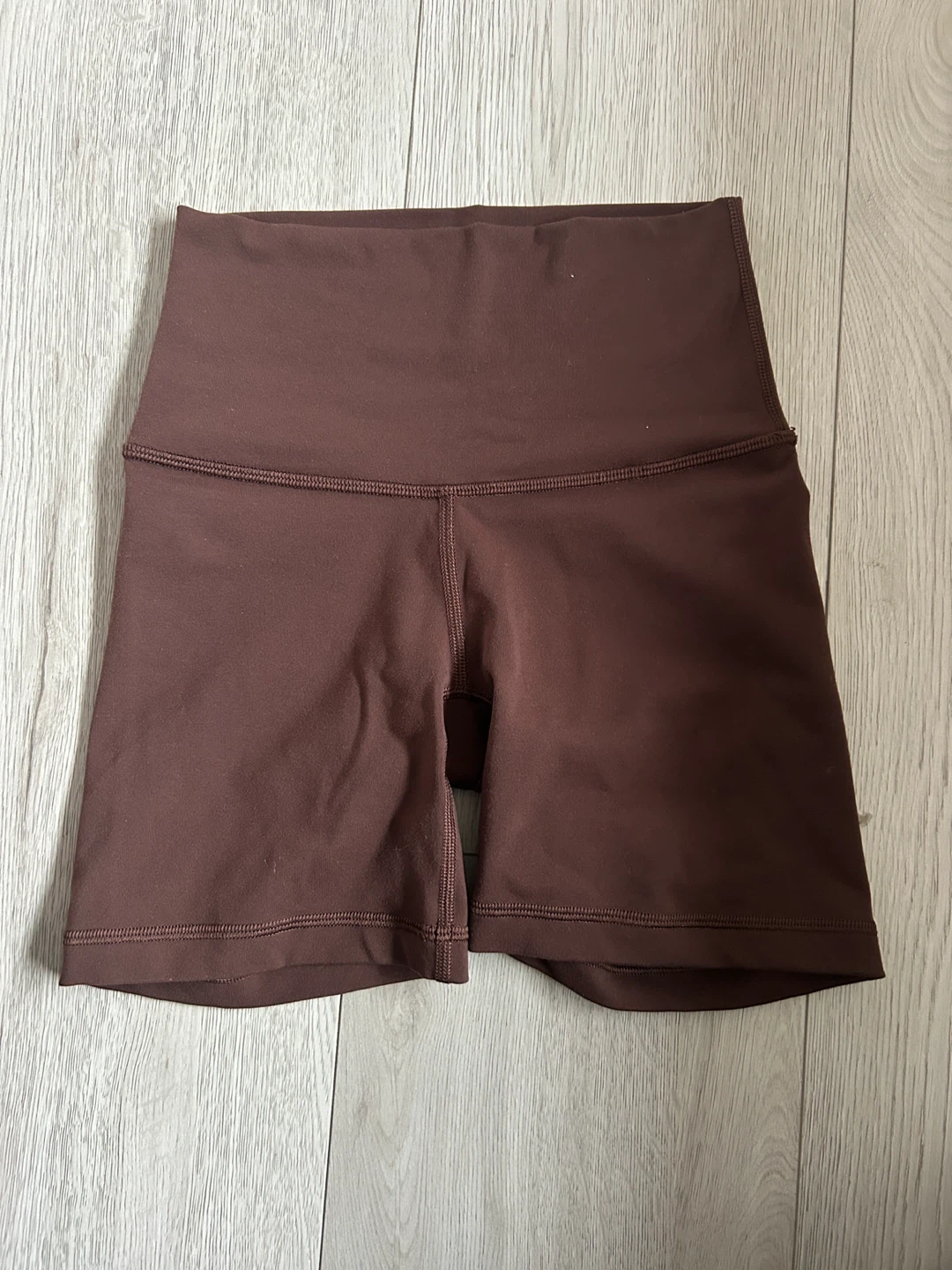 These are TNA Aritzia Butter Atmosphere High-Rise shorts