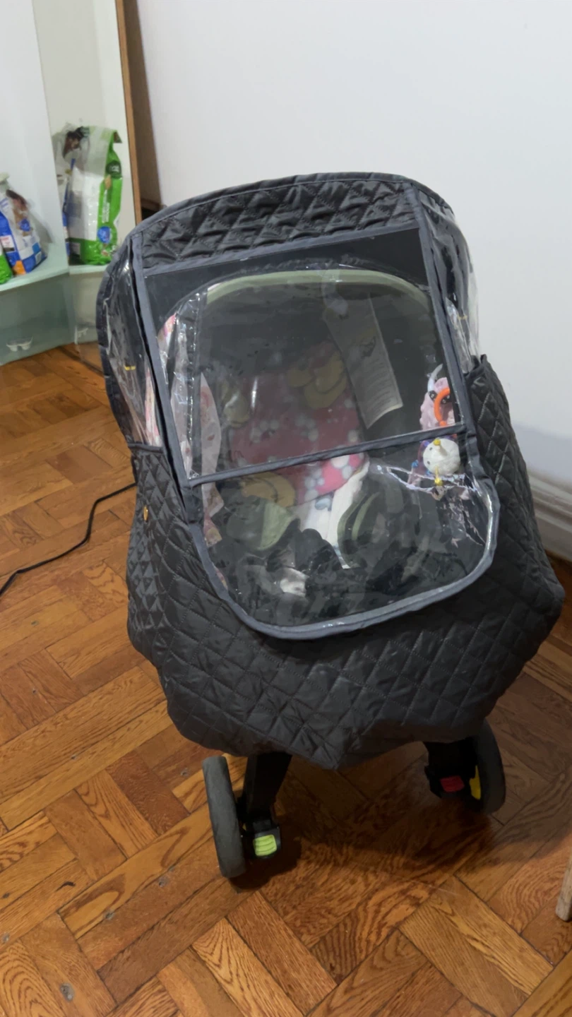 Quilted Stroller Cover with Rain Shield