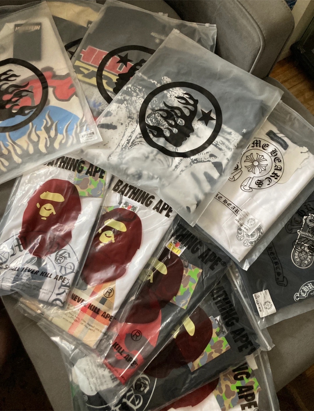 BAPE & Chrome Hearts & Hellstar T-Shirts