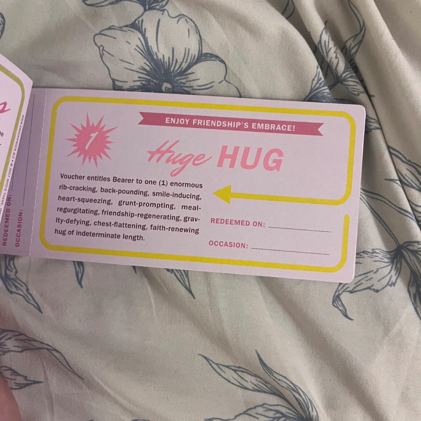 Knock Knock Vouchers for Friends #freecycle - photo 4