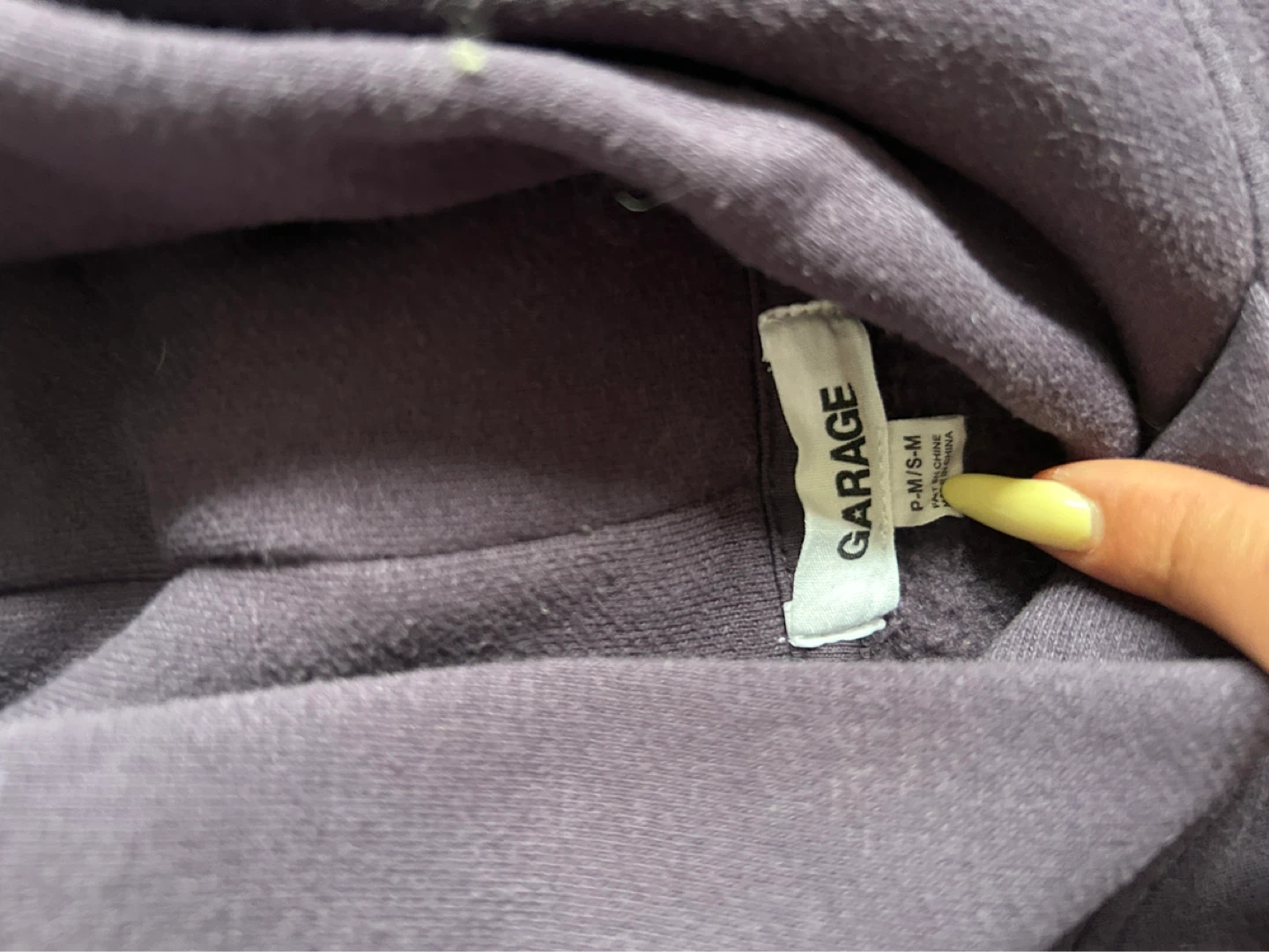 Garage Purple Hoodie - P-M/S-M - photo 2