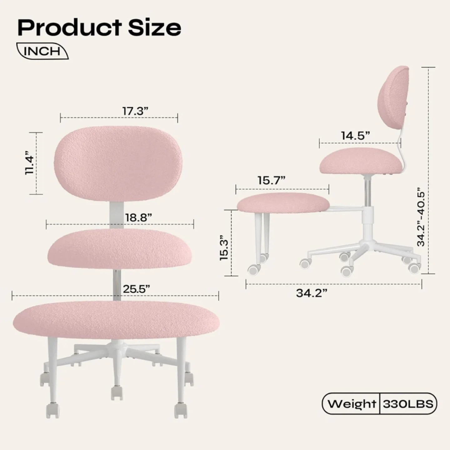 Pinmoco Ergonomic Cross Legged Swivel Chair - photo 3
